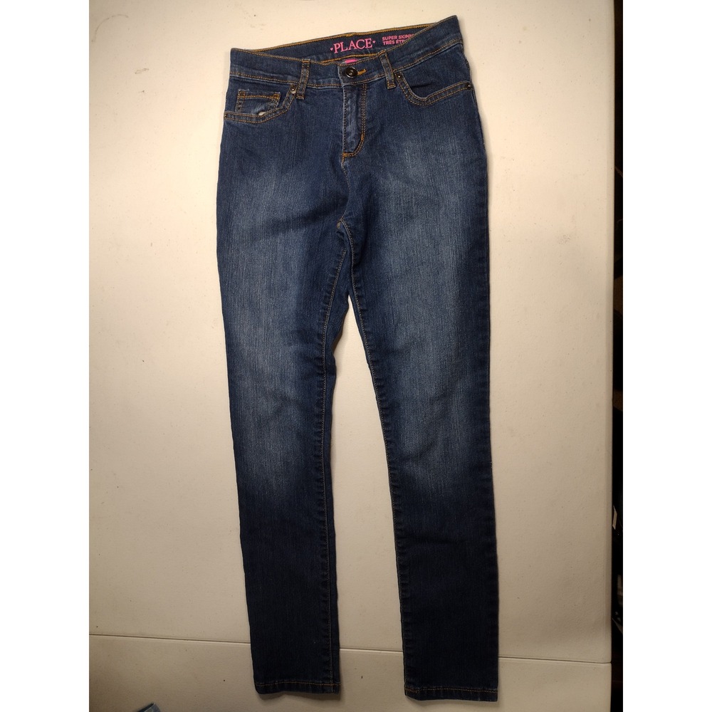 The Childrens Place Super Skinny‎ Jeans Blue Toddler Girls Size 12